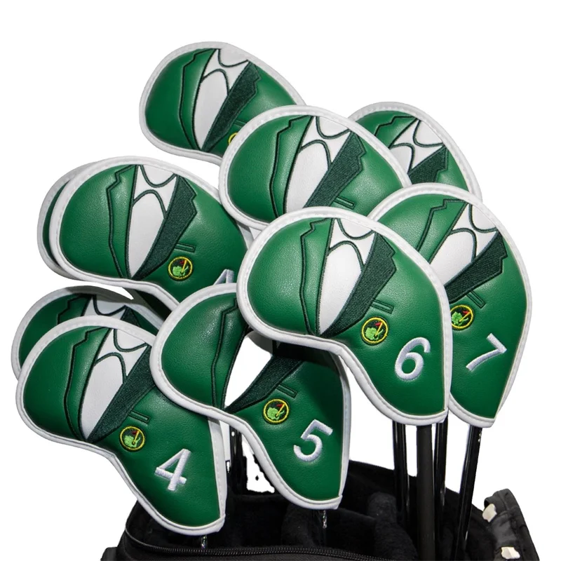 Golf Wood Head Cover Driver Wood Cover PU Leather Head Cover Set Protective Cover Golf Waterproof for Golf Club Protect Cover