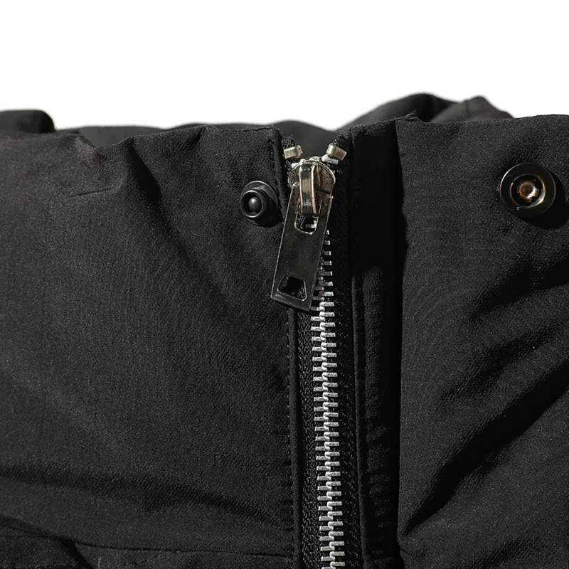 Winter Coat 2022 Men's Fashion Letter Embroidered Stand Collar Jackets Outdoor Sports Loose Warm Cotton Jacket for Men