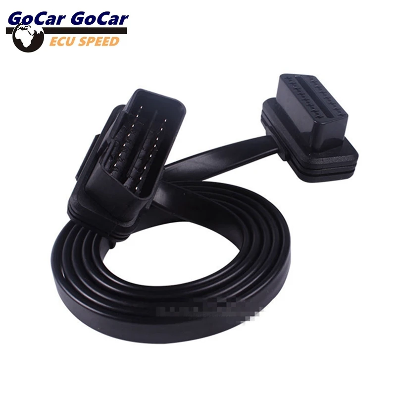 

60cm 30cm OBD2 extension cable for male to female car scanner extension cable connector diagnostic tool for most cars