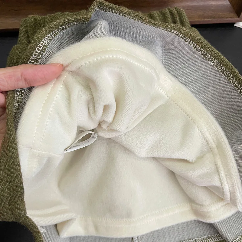 garnitur dla dziewczynki 2024 новый модный костюм для девочек новинка зимы утепленное