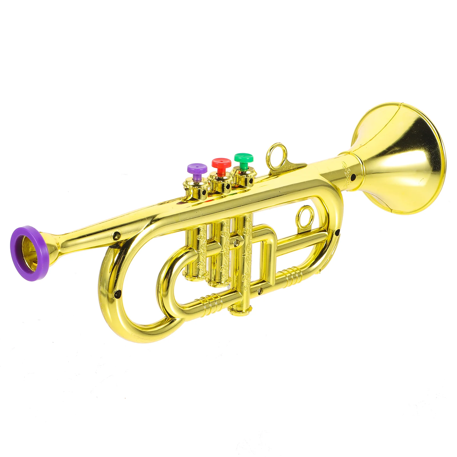 

Musical Instrument Props Model Kids' Toys Children Trumpet Beginner Brass Instruments Imitation Educational Plaything