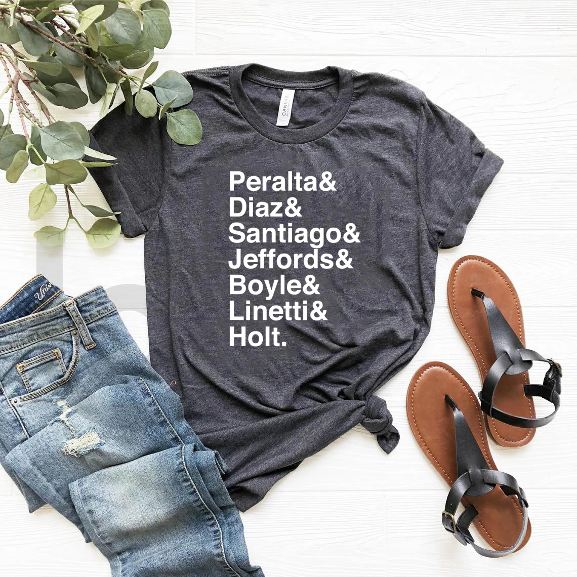 Brooklyn 99 TV Show Quote Shirt Jake Holt Amy Boyle Terry Gina Rosa T Shirt Unisex Short Sleeve Tee Summer Tops Casual Tshirt