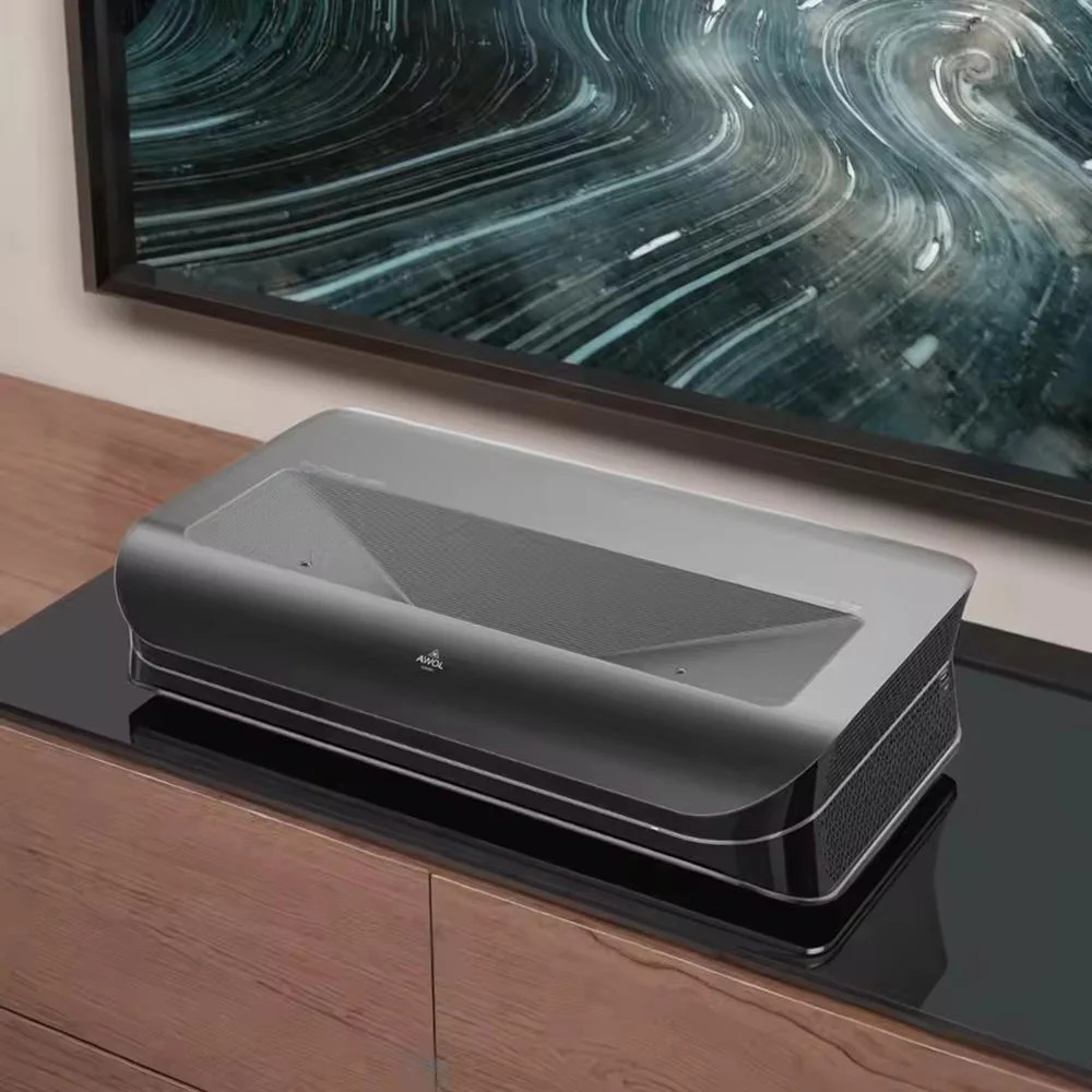 Фото Лазерный проектор AWOL 3000 Pro Ultra Short Throw 4K HDR10 с тройным лазером для домашнего кинотеатра №1