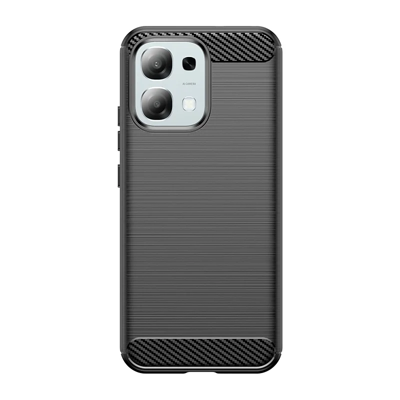 Фото Чехол для OPPO A6 5G, защитный бампер, противоударный, из углеродного волокна, мягкий силиконовый чехол-накладка для OPPO A6 5G №2