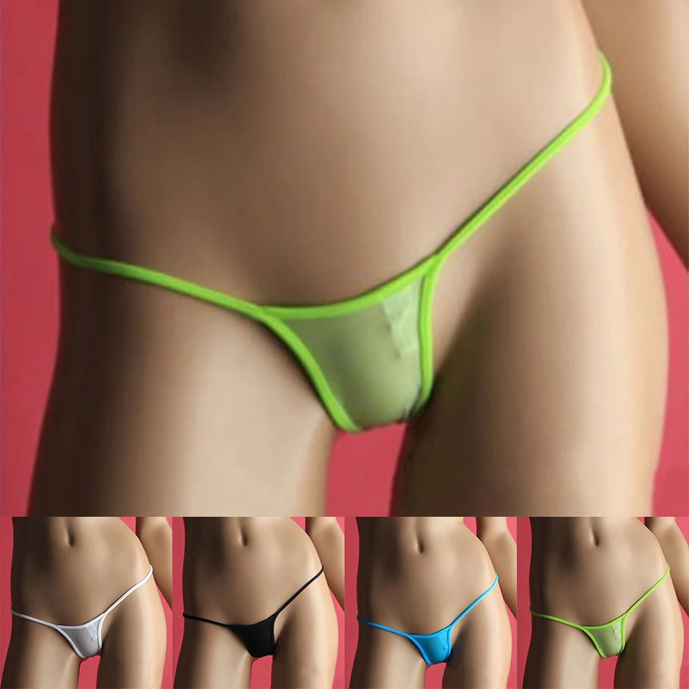 

Womens Sexy Thong Briefs Mini G-String Underwear Panties Lingerie Underwear Panties Seamless Female Thongs