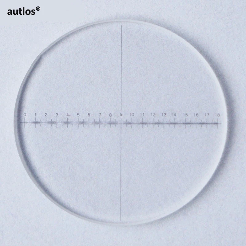 923 Калибровочные направляющие для оптического стекла DIV 0,1 мм, сетка для окуляра, микрометр, линейка для измерения площади, сетка для микроскопа