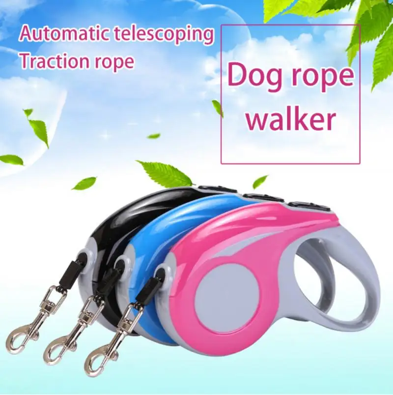 

Retractable Dog Leads Leash Puppy Pet Walking Running Leashes For Small Dogs Cats Automatic Extendable Pet Lead Rope Roulette