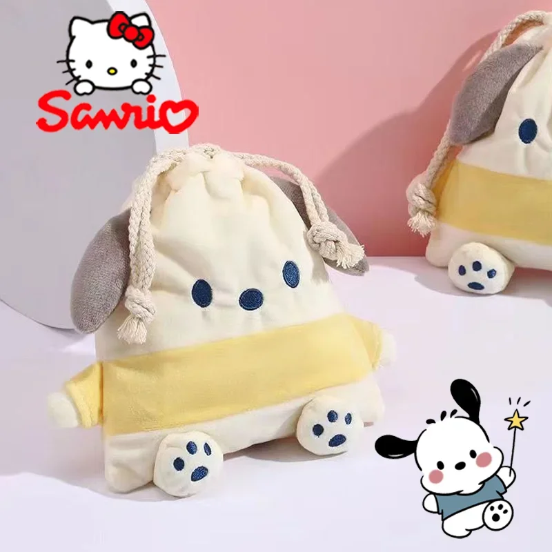 Sanrio Pochacco плюшевый кошелек для монет с героями мультфильмов милая мягкая