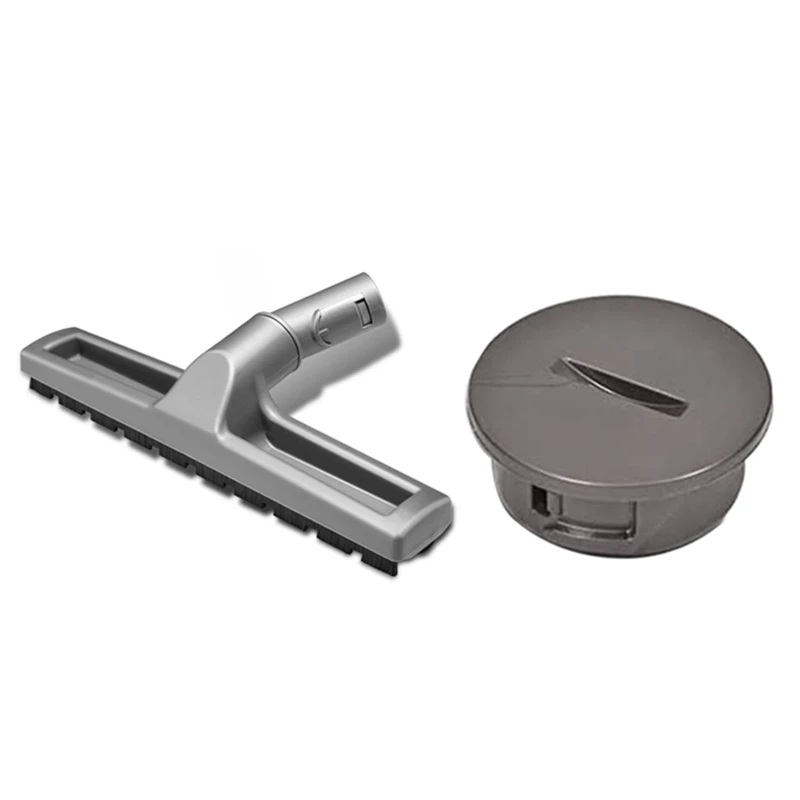 

Аксессуары для пылесоса 2 шт.: Концевая крышка для запуска 1 шт. и напольная щетка 1 шт.