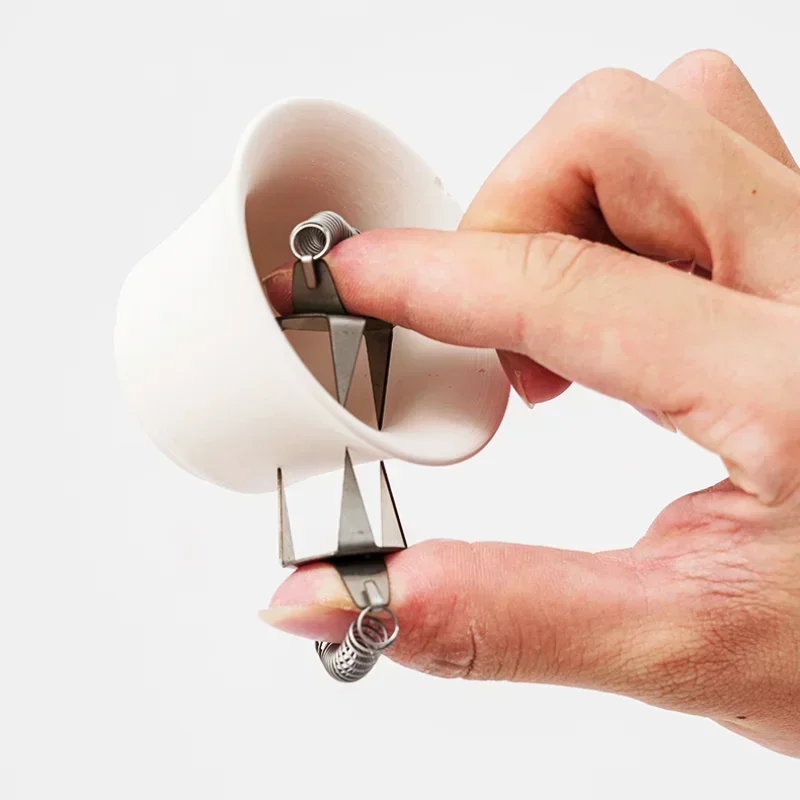 Новые инструменты для гончарной глазури зажим на кончике пальца из нержавеющей