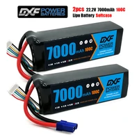 dxf 6s lipo battery 22 2v 100c 7000mah soft case battery with ec5 xt90 connector for car truck tank rc buggy truggy racing hobby