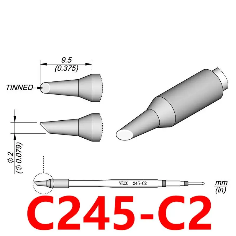 VECO-C245 паяльные жала для олова