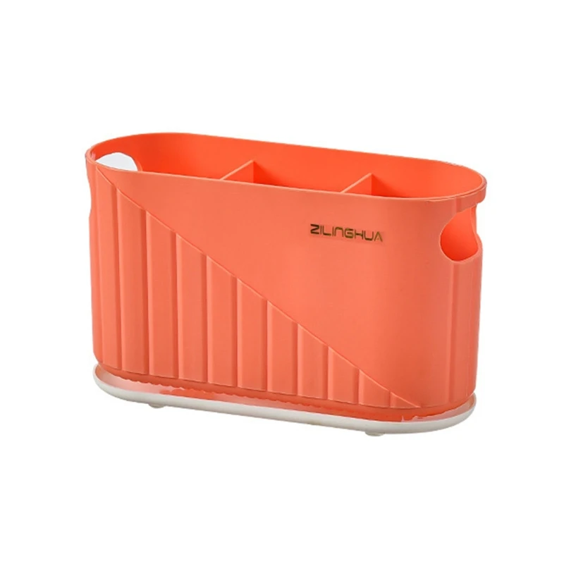 

1 шт. держатель для столовых приборов настенное крепление/настольная большая емкость органайзер для кухонной посуды ложка палочки ножи держатель для хранения