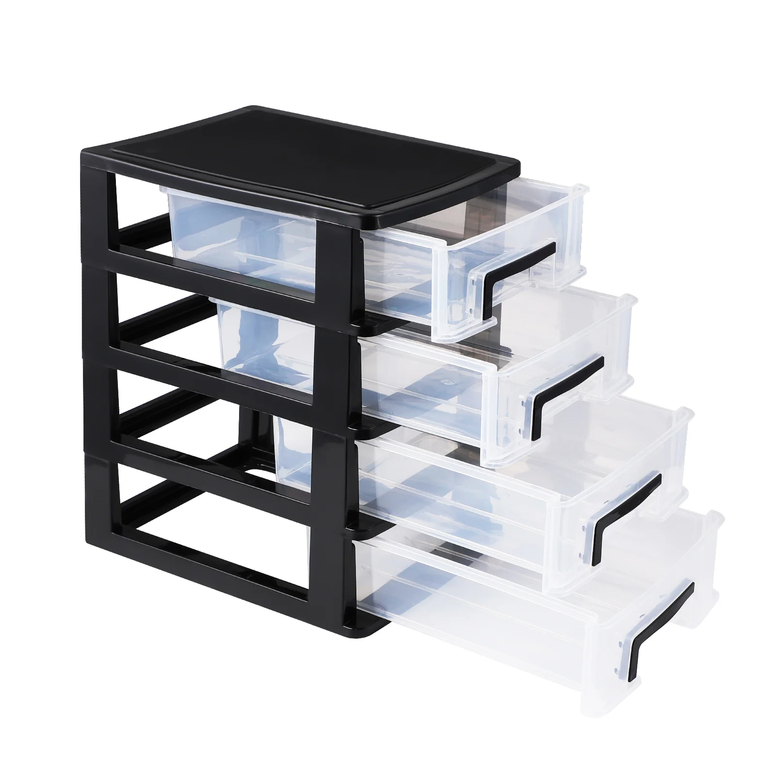 

Organizer Drawer Storage Desktop Desk Drawers Organizers Craft Box Office Room Containers Dorm Tier Makeup Type Clear Tabletop