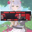 Колпачки для клавиатуры Genshin Impact, украшение для клавиатуры, игровой персонаж, колпачок для клавиш Noelle, поклонники Otaku, аксессуары для аниме, подарки, реквизит для косплея