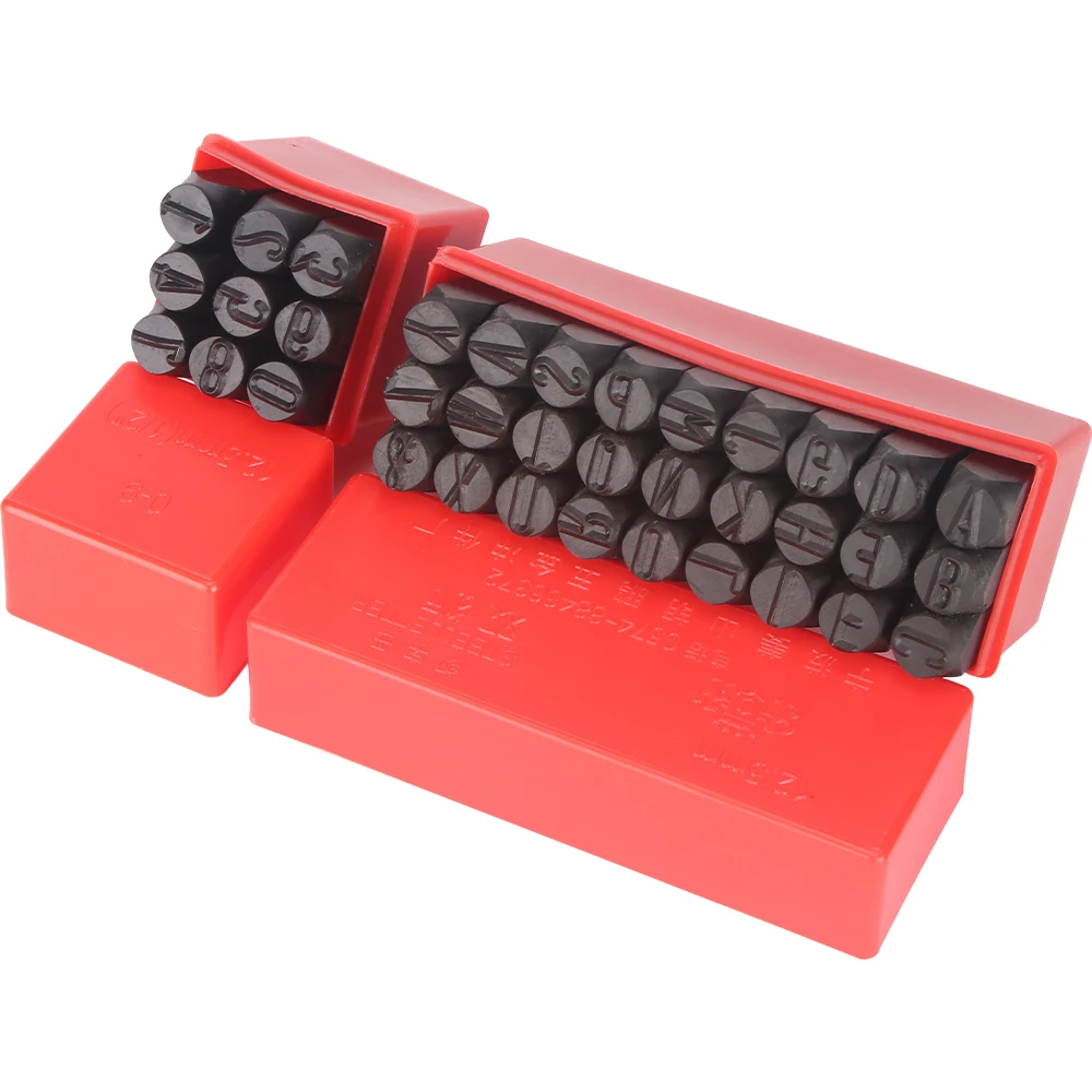 

Metal Stamp Punch Tool Steel Mold Alphanumeric Punch Stamp Tool DIY Leather Craft Stamp Punching Tool