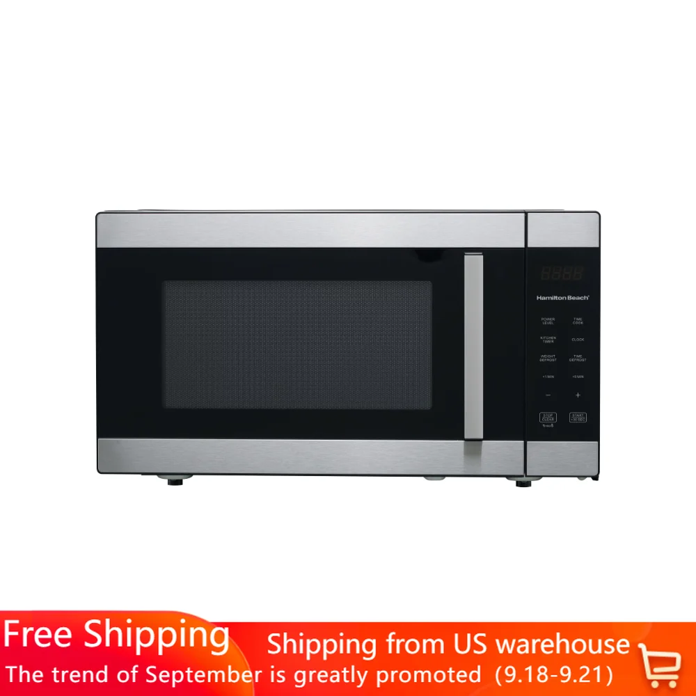 

1100 Watts Microwave Oven 1.6 Cu. Ft. Sensor Cook Countertop Microwave Oven Stainless Steel Ovens Free Shipping Kitchen Home