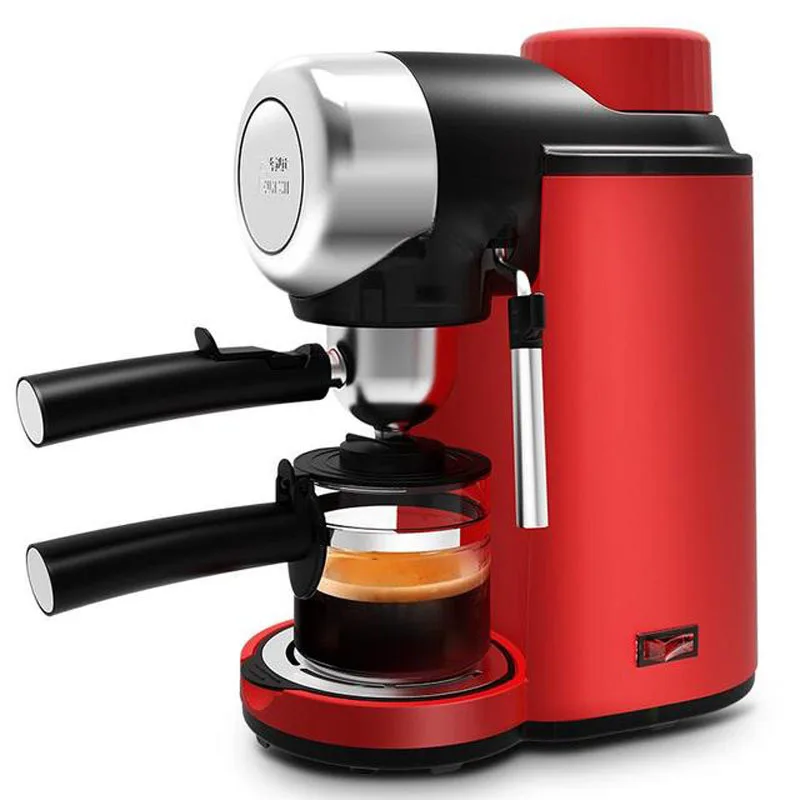 

5 Bar Espresso Coffee Machine With Milk Frother Maker Wand For Italian Type Espresso Coffee Maker Cafe Powder Cappuccino Latte