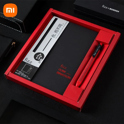

Xiaomi Kinbor Fizz толстые записывающие книжки для офиса, бизнеса, записная книжка, чехол, офисный подарок, практичный набор для студентов
