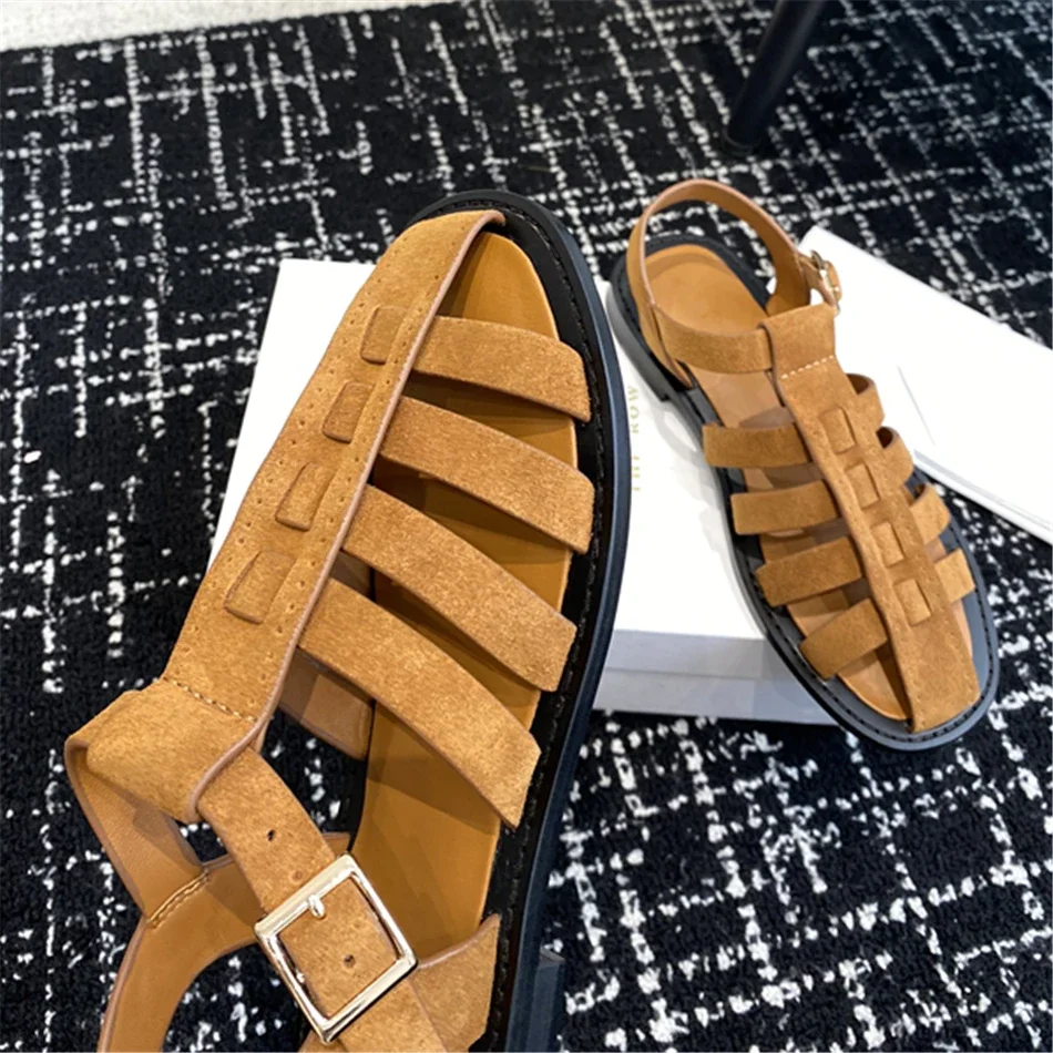 Женские туфли из натуральной кожи в стиле ретро 2024