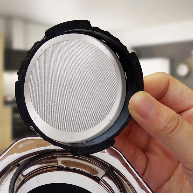 4 шт./упаковка многоразовые фильтры из нержавеющей стали для кофеварки