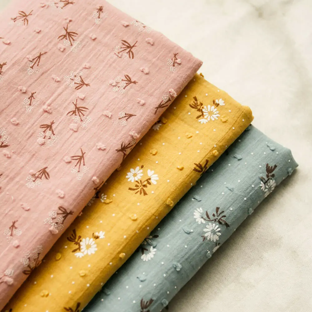 Пасторальная ткань с принтом ромашки