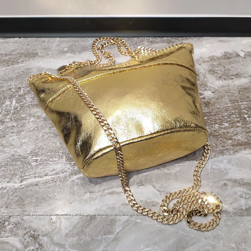 Роскошная сумка на цепочке модный дизайн женская корзина для овощей через плечо