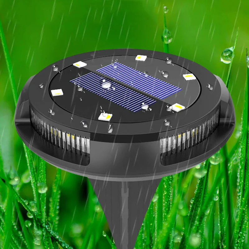 

Solar Buried Lamp In-Ground Light Outdoor Waterproof Multicolor Exterior Sunlight for Garden Yard Lawn Pathway Decoration