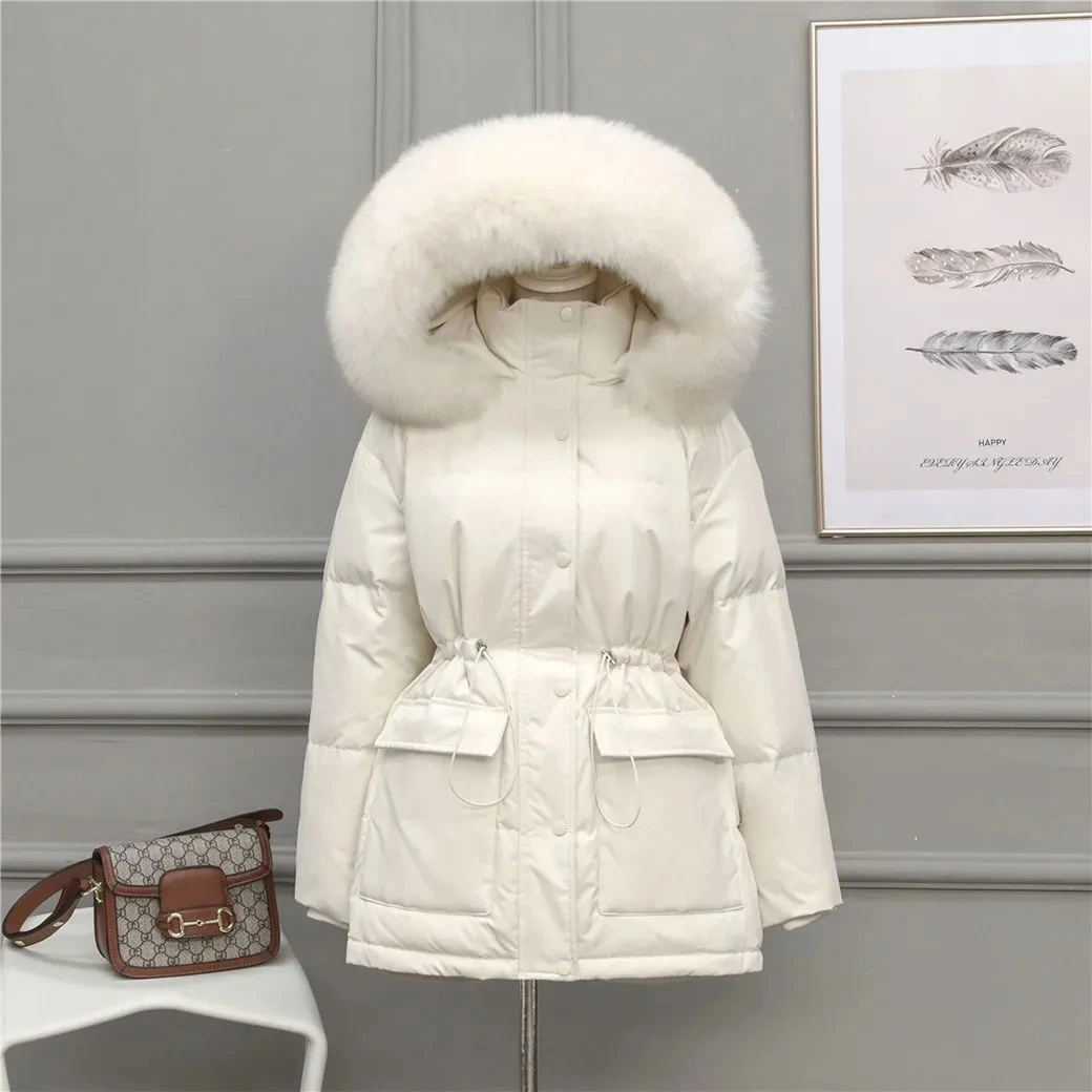 

Зимняя Толстая стеганая куртка с большими карманами, новинка 2023, зимняя стеганая куртка, Женская Корейская теплая утепленная женская стеганая куртка