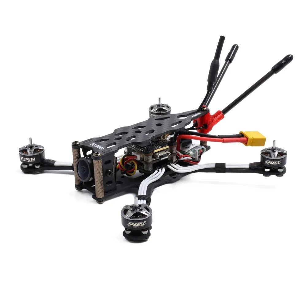 Фантомная зубочистка GEPRC, 125 мм, 2-3S, FPV гоночный Дрон BNF/PNP F4 OSD 12A ESC 1103, мотор IRC Tramp Фантомная зубочистка GEPRC, 125 мм, 2-3S, FPV гоночный Дрон BNF/PNP F4 OSD 12A ESC 1103, мотор IRC Tramp
