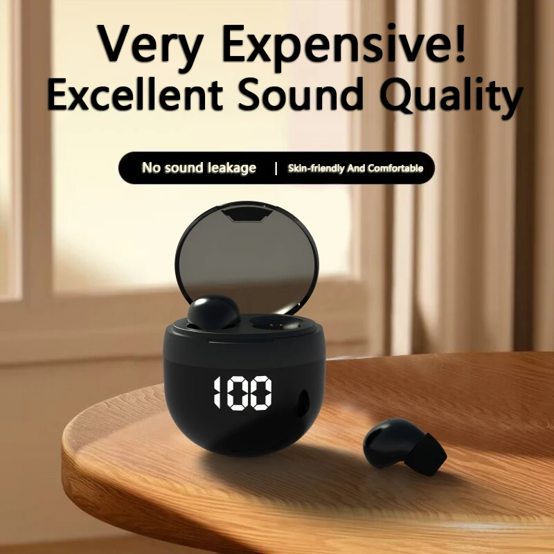 【Ultra Small】 Wireless 5.3 Bluetooth Headset High Sound Quality Invisible Sleep Invisible for Vivo Huawei Apple Xiaomi OPPO images - 6
