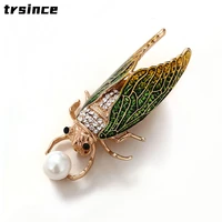 cute and funny insects blockbuster cicada cardigan coat know brooches unisex accessories fashion pin brooches for women luxury