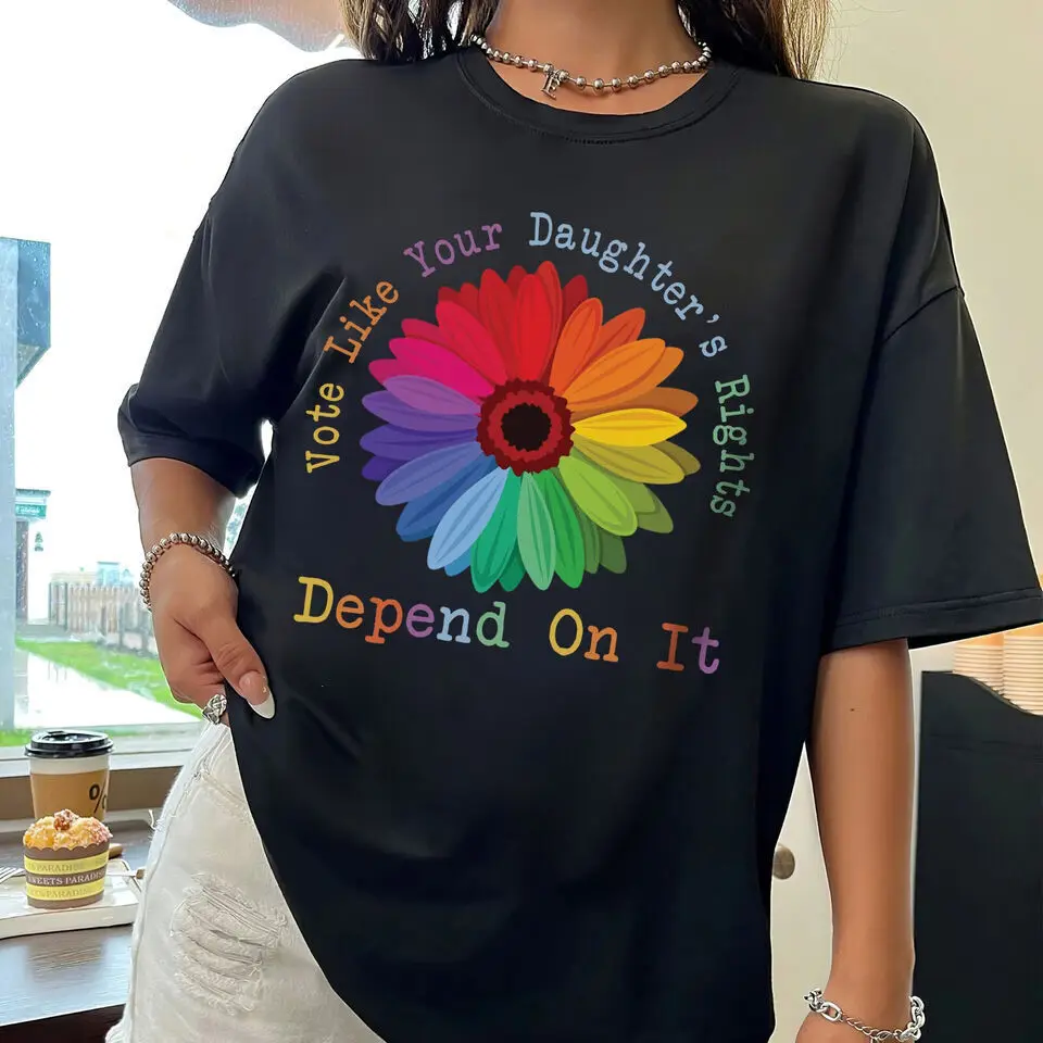 Голосуйте как права вашей дочери зависит от него футболка для папы мамы