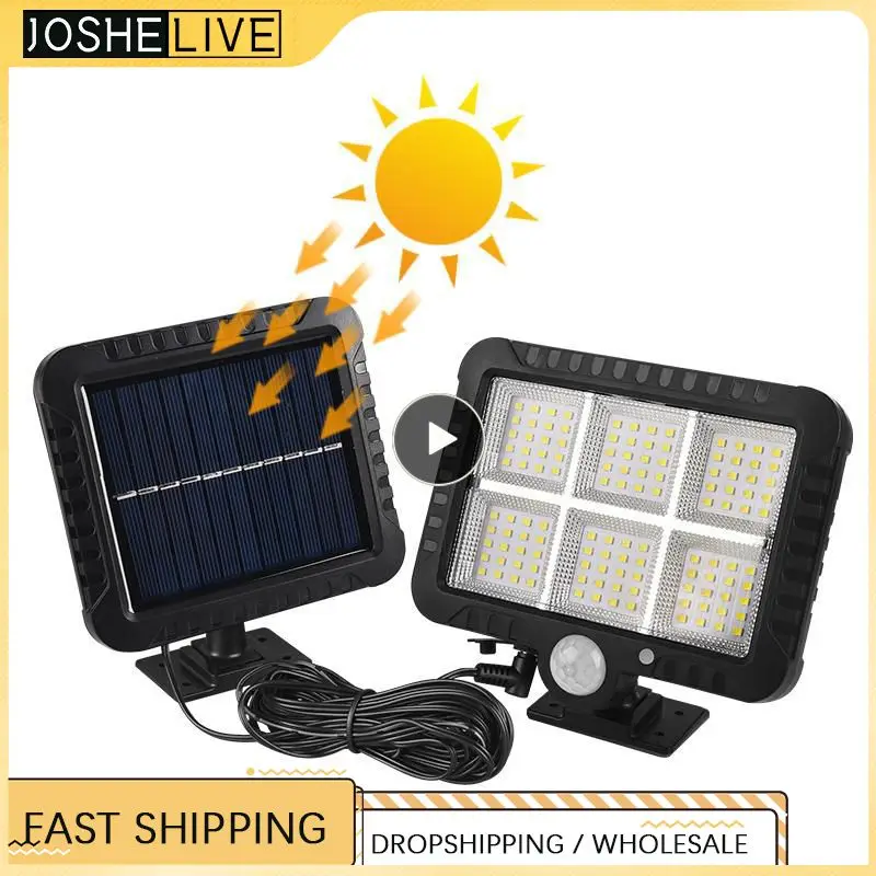 

1PCS Solar Powered Outdoor Wall Light Waterproof PIR Motion Sensor Garden Park Lighting Courtyard Street Decoration Lamp