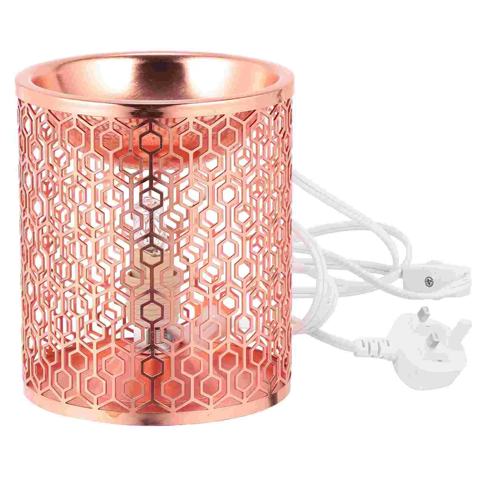

1PC Portable Metal Desktop Aroma Aroma Essential Oil Lamp Fragrance Warmer