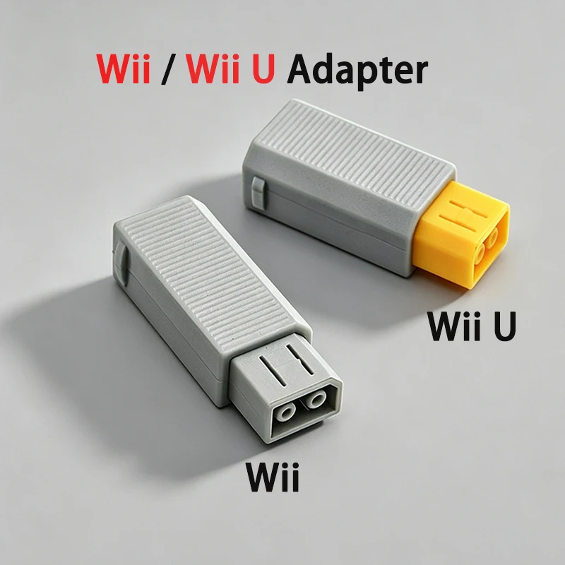 Фото Кабель-переходник Type-C (женский) на Wii/Wii U (мужской) для подключения питания, 2-контактный, 180 градусов №5