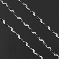 1meter new promotional stainless steel chain not allergic diy necklace bracelet metal jewelry making chain wholesale