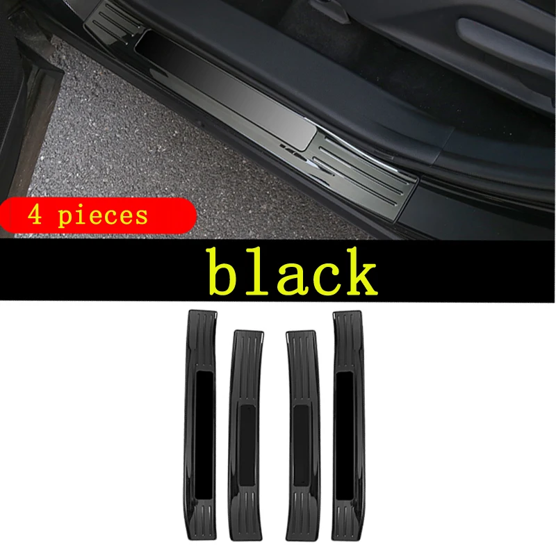 

Наружная Накладка на порог из нержавеющей стали, защитная накладка, Накладка для Toyota Highlander XU70 2023 2022 2021, аксессуары