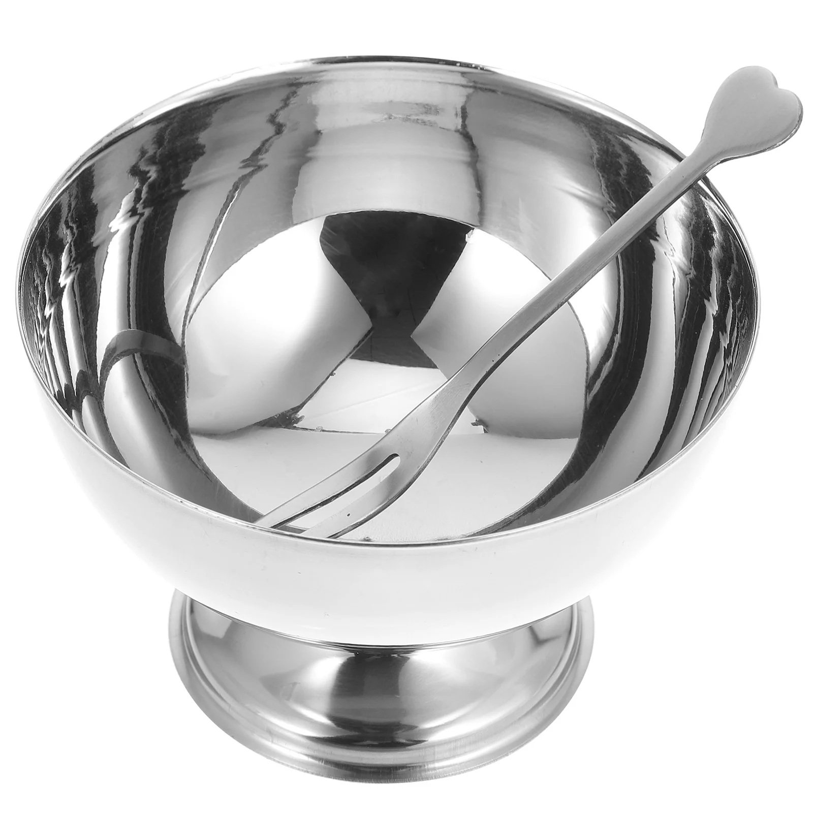 

Bowls Cups Bowl Dessert Metal Ice Cream Fruit Sundae Pudding Dishes Steel Salad Mini Serving Dish Cup Appetizer Snack Goblet