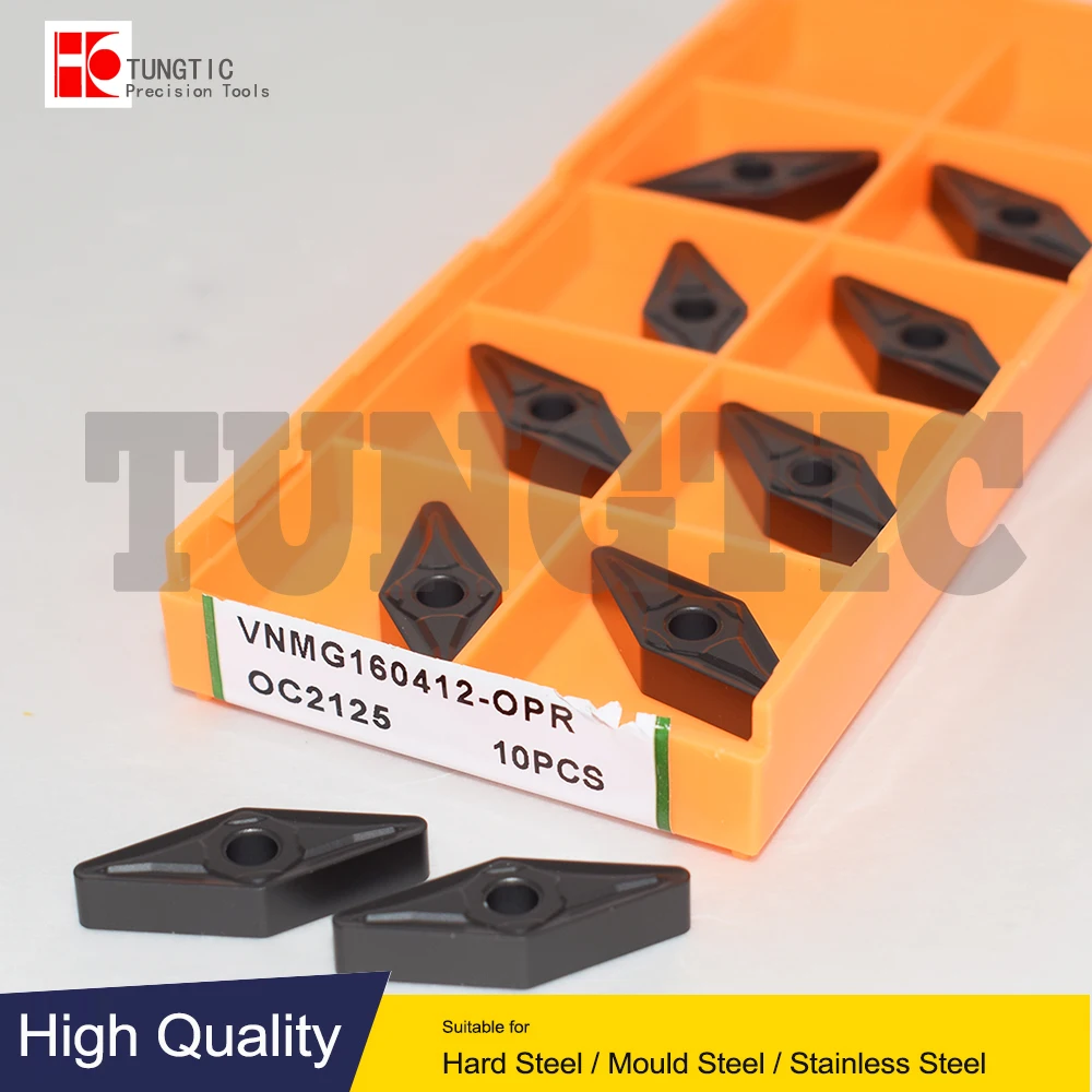 

VNMG160412-OPR OC2125 Milling Cutter CNC Insert Lathe Cutting Tool Machining Metal Turning Tools VNMG160412 VNMG 160412