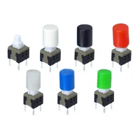 100pcs 67mm self locking switch cap round button square hole switches cover for height 5 8788 5mm self lock buttons