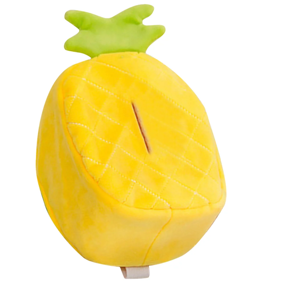 

Tissue Dispenser Car Decorative Cute Plush Fruit Pack Holder Case Paper Towel Cotton Desk Box