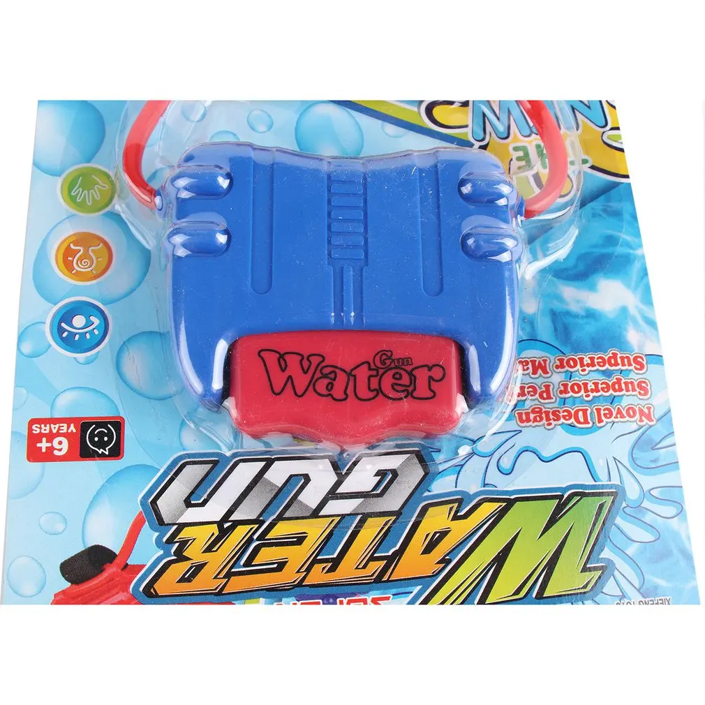 ABS 4 Meters Range Wrist Water Gun Beach Toy Water Gun Toy Backpack Outdoor Swimming Pool Sprinkling Water Kids Baby Shooter Toy