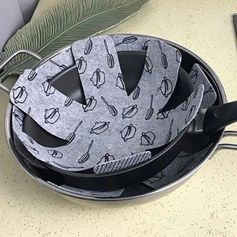 

1/3Pcs Non-Stick Protection For Pad Pan Divider Mat To Prevent Scratching Separate Protect Surfaces Cookware Kitchen Accessories