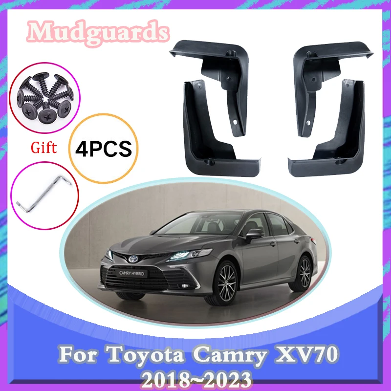 

Car Mudguards For Toyota Camry XV70 VIII 2018~2023 Front Rear Wheels Mudflaps Guards Mud Flaps Fender Auto Styling Accessories