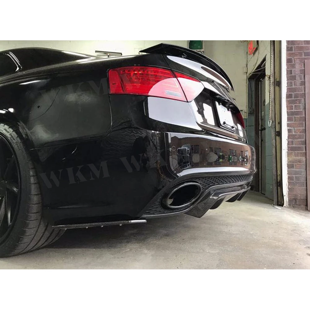 Задний диффузор из углеродного волокна спойлер для Audi A5 RS5 2012-2016 задний бампер