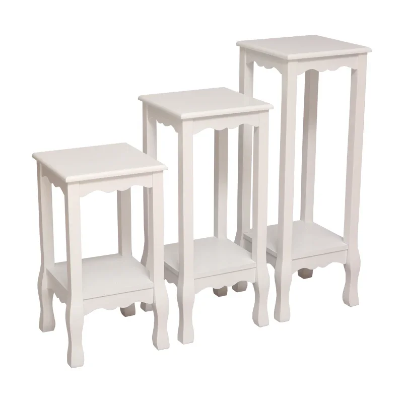 Европейский Цветочный Стенд из массива дерева, многоярусная подставка для цветочных горшков в гостиную, маленькая зеленая подставка для балкона от пола до потолка (art.: 3920c968db016) - 3920c968db016
