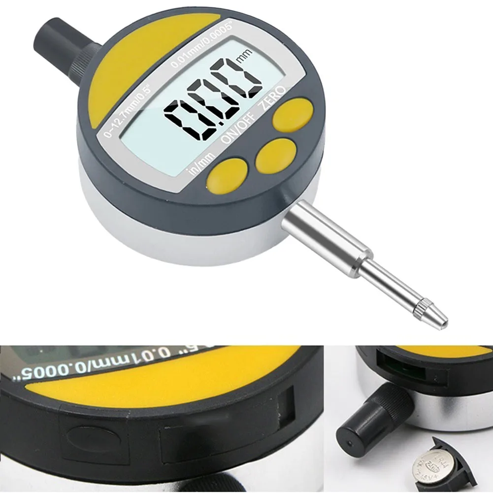 

0-12.7mm Meter Digital Dial Dial Indicator Indicator Precision Tool 0.01mm Tester Tool Metalworking Part Tool Wholesale