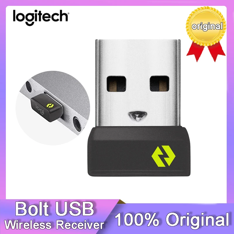 

Оригинальный USB-адаптер Logitech Bolt для стабильного беспроводного приемника, безопасное многофункциональное устройство, 100% оригинал, работает ...