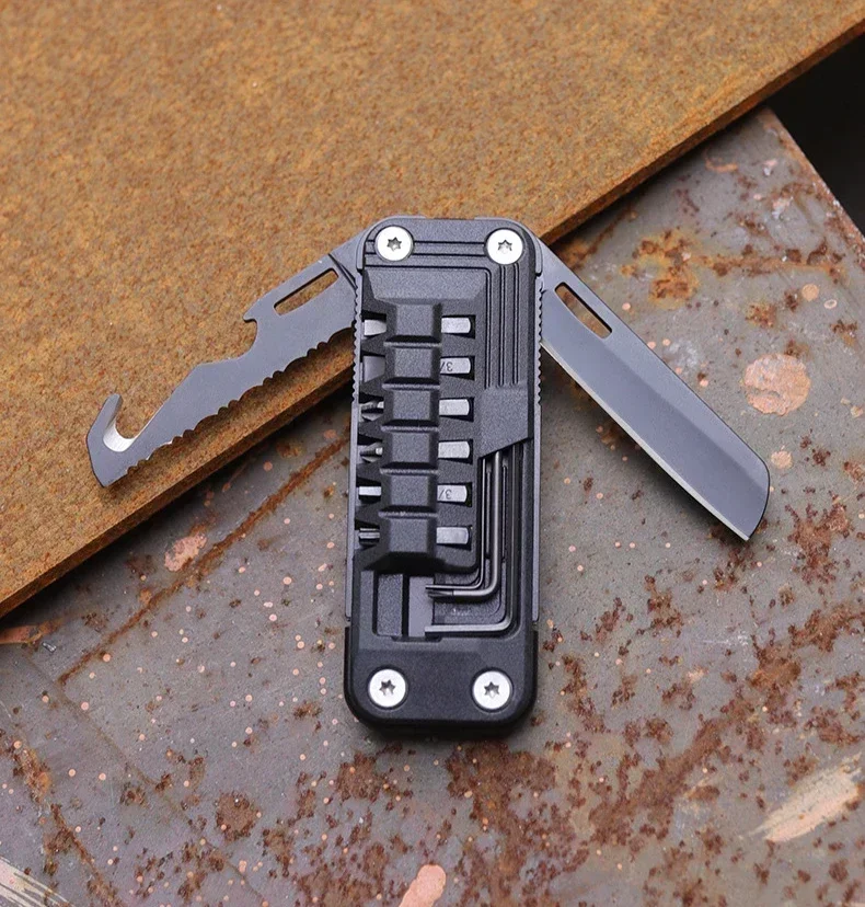 

BHBT мини-многофункциональный складной нож EDC отвертка инструмент открытый кемпинг домашний ремонт многофункциональные инструменты подарки для мужчин